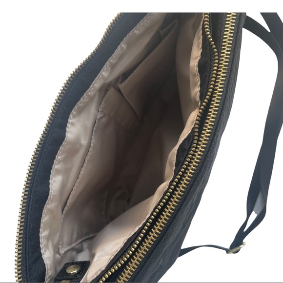 Kipling April Crossbody Bag Black w/ gold zippers - Picture 4 of 5